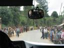Volle Straße in Burundi