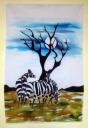 und noch eine Batik aus Uganda, die ich vor allem wegen meines Lieblingszebras Thorbjörn gekauft hab ;)