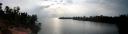 Aussicht vom Moriah Hill Resort in Kibuye auf den Lake Kivu