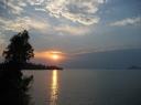 Sonnenuntergang Lake Kivu