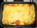 Kartoffel-Gurke-Tomate-Auflauf