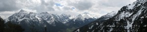 Panorama Aussicht Pfarrachalm Stubaital