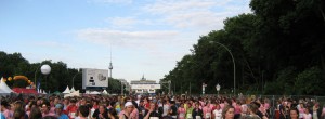 Nach dem Zieleinlauf der Blick zurück