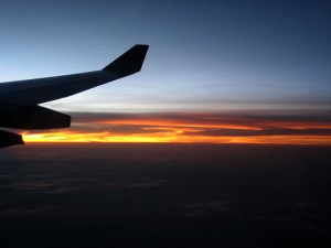 Sonnenuntergang über dem Sudan
