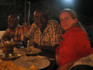 Robert und Nicole beim Dinner im Khana Khazana