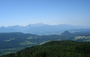 Karawanken vom Pyramidenkogel Wörthersee