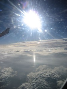 Sonne über den Wolken