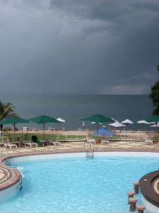 Gewitterstimmung Lake Kivu Serena Gisenyi