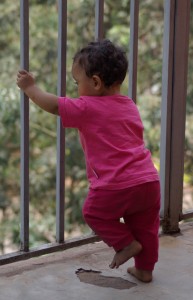 Patricia mal wieder hinter Gittern