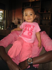 Patricia mit Papa Ton in Ton :)