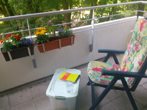 Sommer-Arbeitsplatz